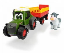 Încarcă imaginea în Galerie, Simba Baby Tractoras cu Remorca Pentru Animale cu Figurina Vacuta
