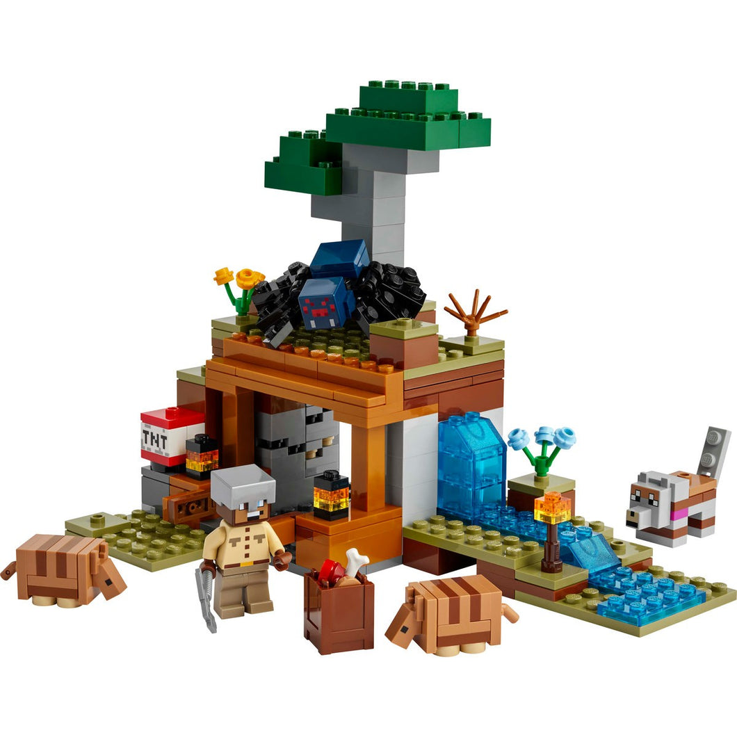 Lego Minecraft Expeditia de Minerit cu Tatu