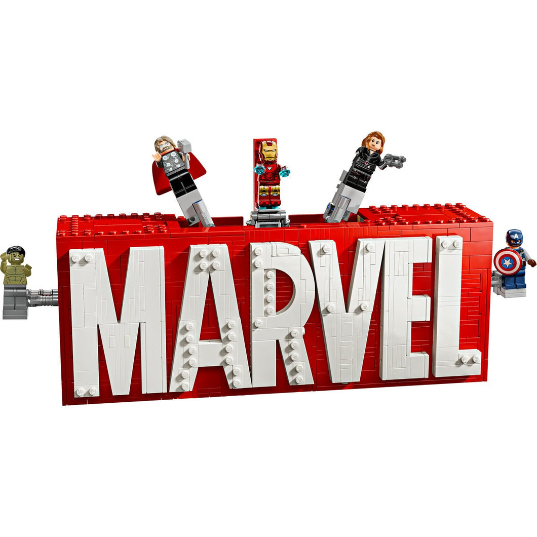 Lego Super Heroes Sigla si Minifigurine Marvel