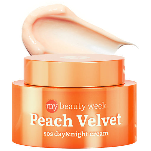 7DAYS Crema de Fata My Beauty Week Peach Velvet SOS Zi si Noapte 50ml - Pentru Ten Sensibil