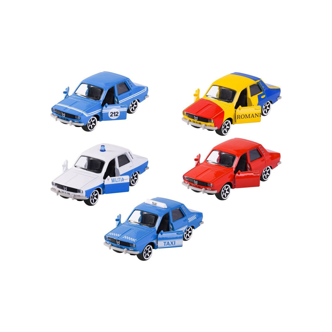 Majorette Set 5 Masinute Metalice Dacia 1300 7.5cm