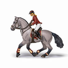 Încarcă imaginea în Galerie, Papo Rase de Cai si Ponei Figurina Set Competitie Jocherita si Cal
