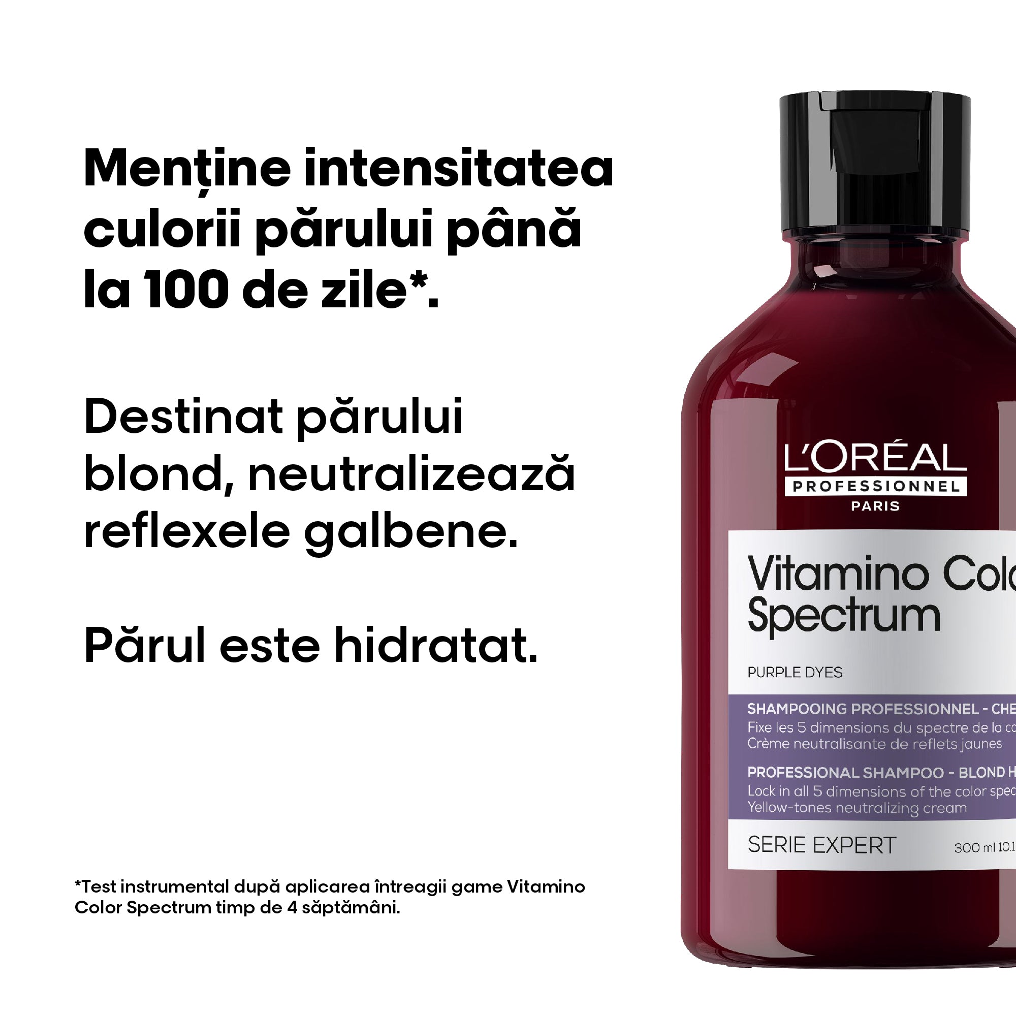 L'Oreal Professionnel SE Vitamino Color Spectrum Purple - Sampon Pentru Par Vopsit 300ml - Beauty Lounge
