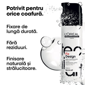 L'Oreal Professionnel Tecni Art Fix Design Spray Cu Fixare Localizata 200ml