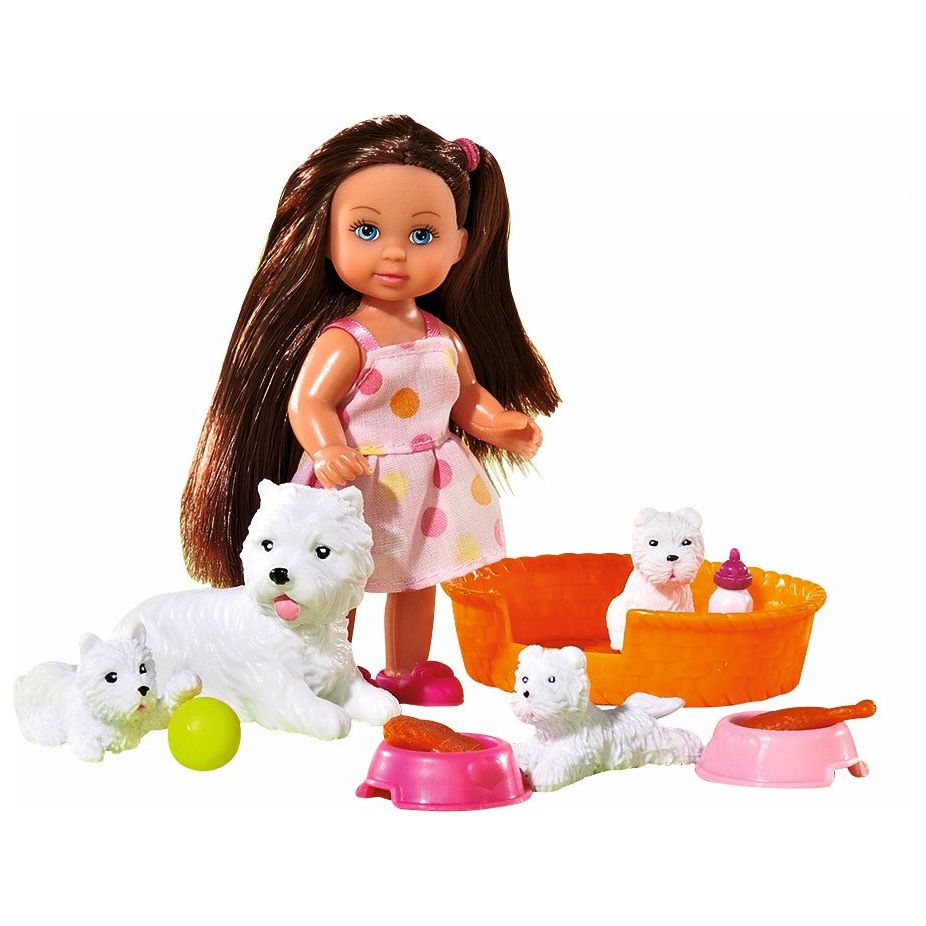 Steffi Love Set Evi cu Patru Catelusi