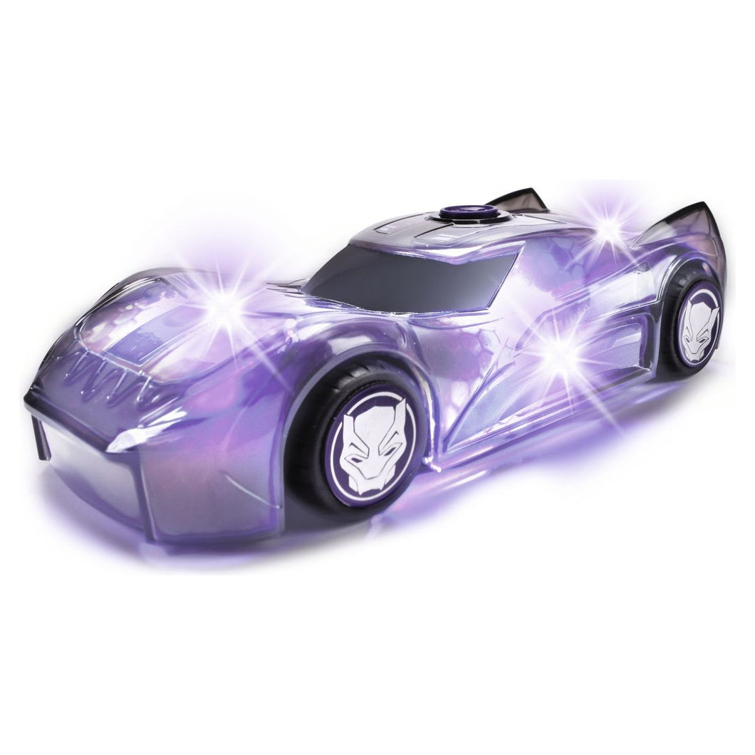 JadaToys - Marvel Masinuta Light Black Panther cu Sunete si Lumini