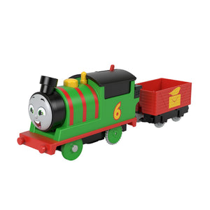 Fisher Price Thomas Locomotiva Motorizata Percy cu Vagon