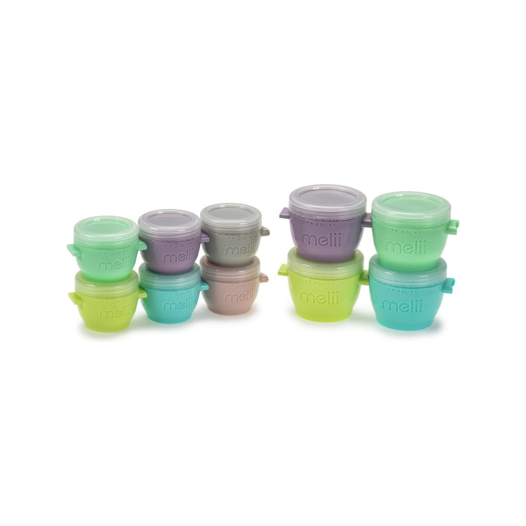 Melii Set 10 Recipiente Snap and Go 6x59ml si 4x118ml