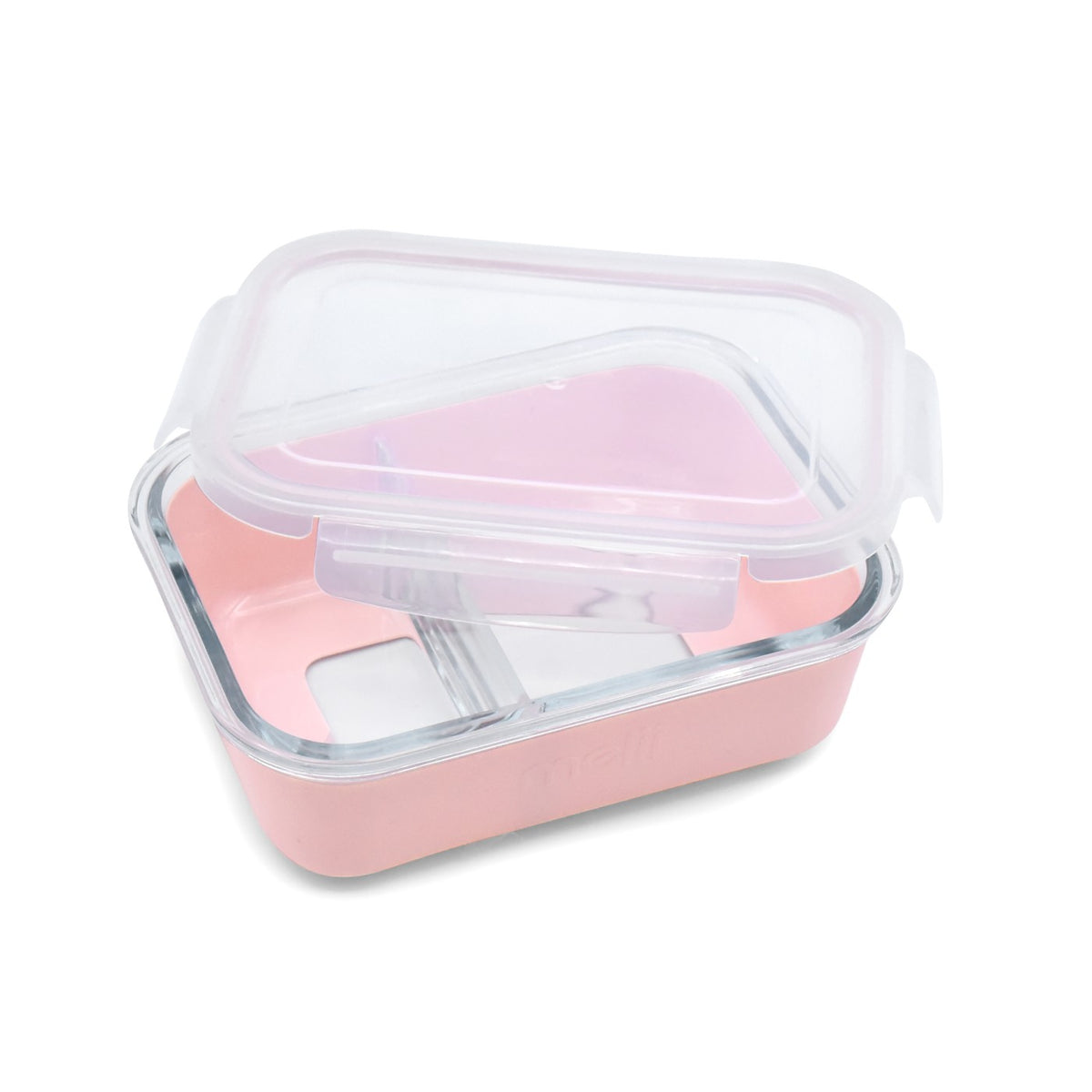 Melii Recipient Sticla 740ml cu Husa Antiderapanta Silicon Roz