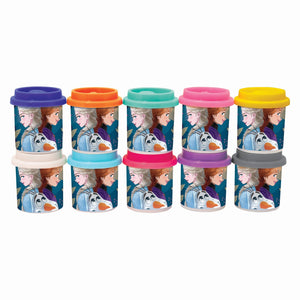 As Set 10 Borcanase de Plastilina Frozen in Ambalaj de Carton