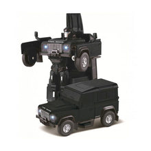 Încarcă imaginea în Galerie, Rastar Metal Masinuta Convertibila Land Rover Defender Negru cu Telecomanda
