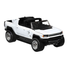 Încarcă imaginea în Galerie, Hot Wheels Masinuta Metalica cu Sistem Pull Back Gmc Hummer Ev
