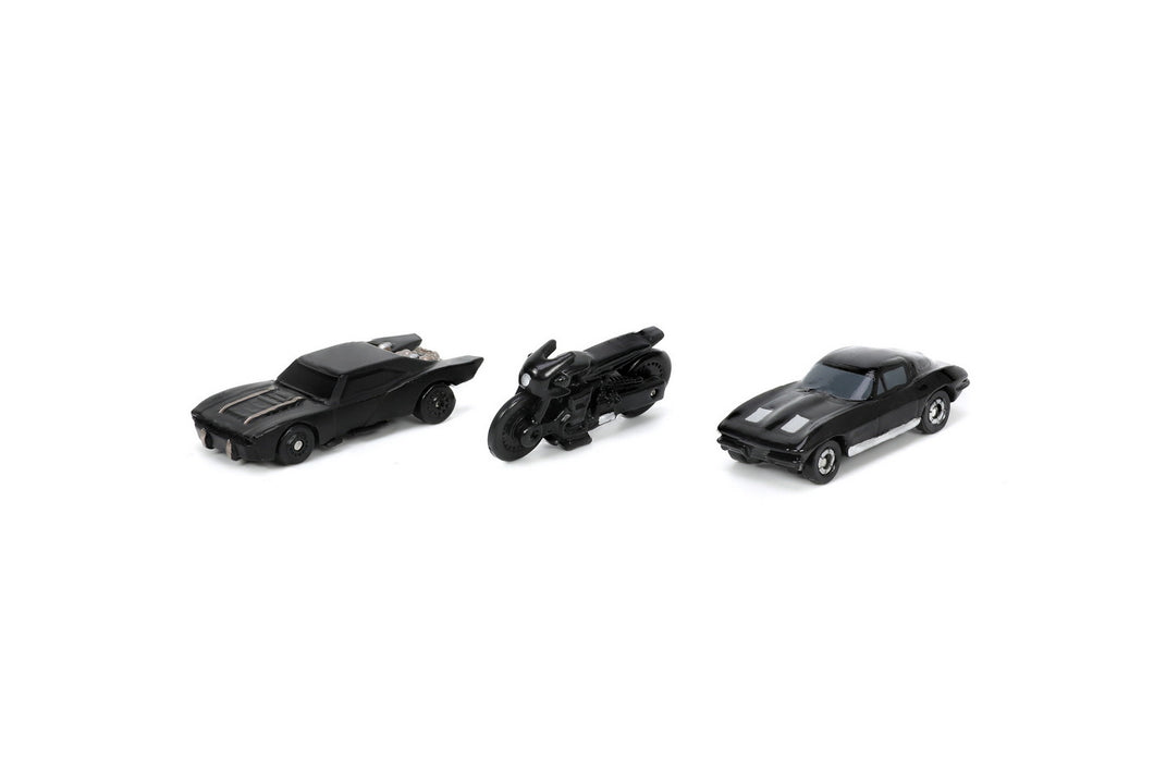 Jada Toys Batman Set 3 Vehicule Nano Batman 4cm