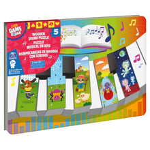 Încarcă imaginea în Galerie, Puzzle din Lemn in Forma de Pian cu Sunete
