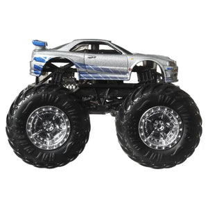 Hot Wheels Monster Truck Masinuta Fast And Furious Skyline