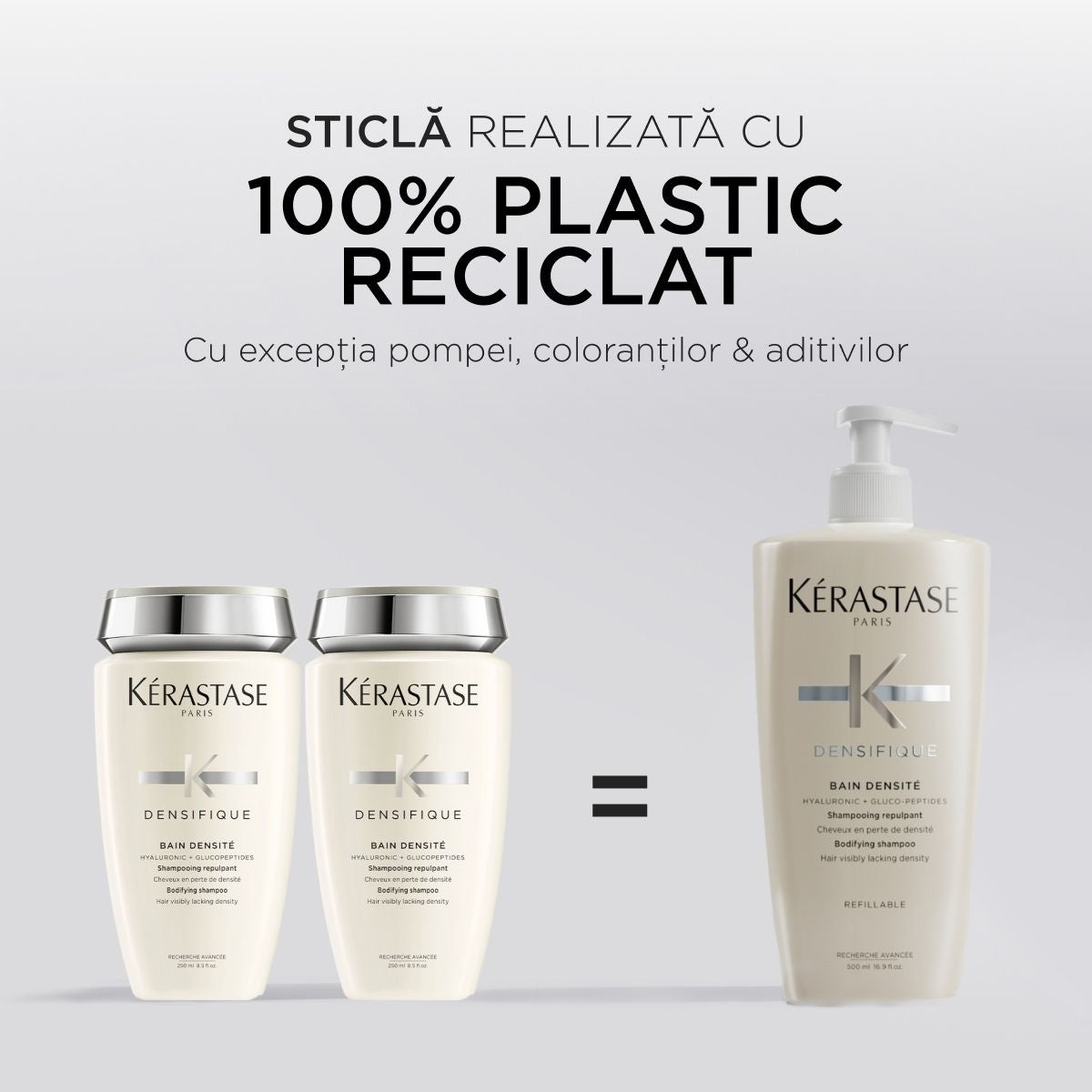 Kérastase Densifique Bain Densite 500ml - Sampon Densificator Reincarcabil