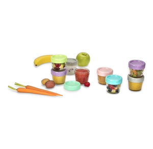 Melii Set 6 Recipiente Sticla Pentru Hrana Bebe 118ml