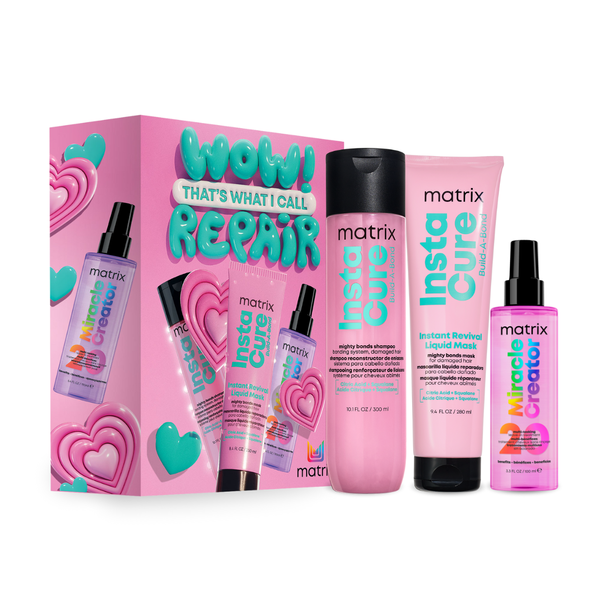 Matrix Instacure Build-A-Bond 2025 - Set de Ingrijire Pentru Par Deteriorat - Beauty Lounge