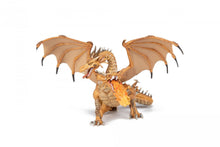 Încarcă imaginea în Galerie, Papo Personaje Fantastice Figurina Dragon cu Doua Capete Auriu
