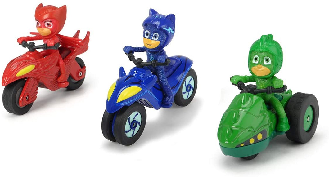 Dickie Eroi in Pijamale Set 3 Motociclete cu Figurina