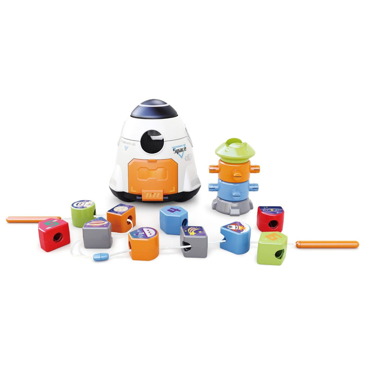 Hola Set de Constructie in Forma de Nava Spatiala