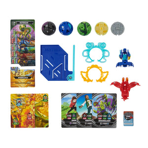 Bakugan Set de Lupta Nillious Mantid Bruiser Octogan si Trox