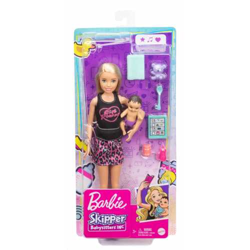Barbie Papusa Skipper First Jobs Babysitter Papusa Blonda 33cm
