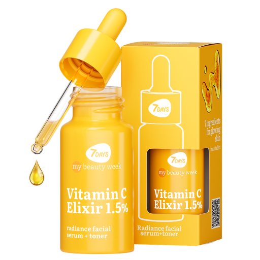 7DAYS Ser Facial & Toner My Beauty Week Vitamin Elixir 1.5% Iluminator 20ml