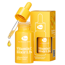 Încarcă imaginea în Galerie, 7DAYS Ser Facial &amp; Toner My Beauty Week Vitamin Elixir 1.5% Iluminator 20ml
