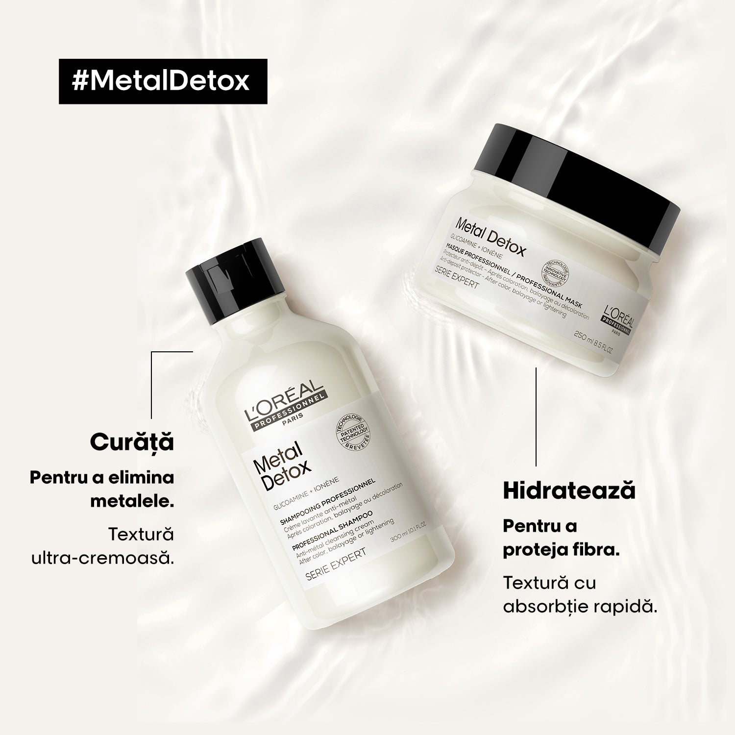 L'Oreal Professionnel SE Metal Detox Sampon-crema 300ml - Beauty Lounge