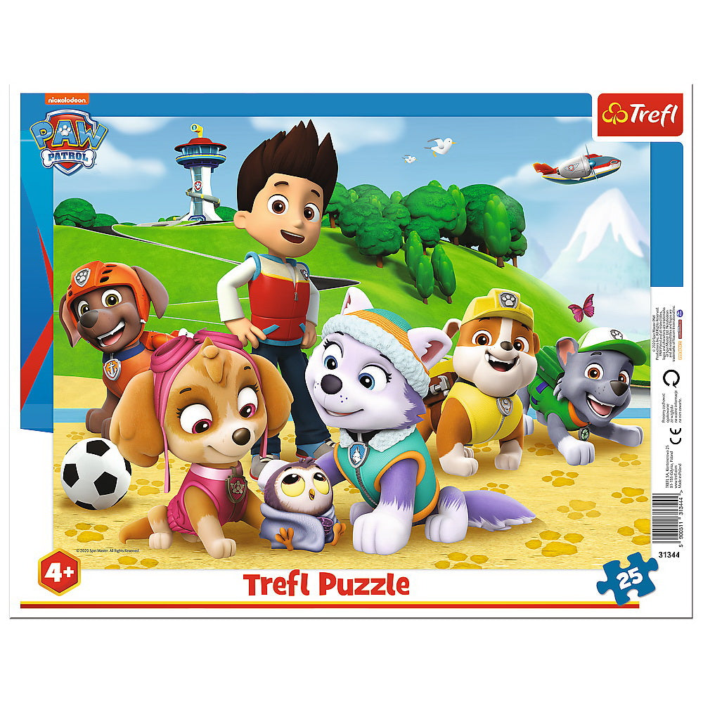 Paw Patrol Puzzle 25Trefl - Plansa Patrula Catelusilor
