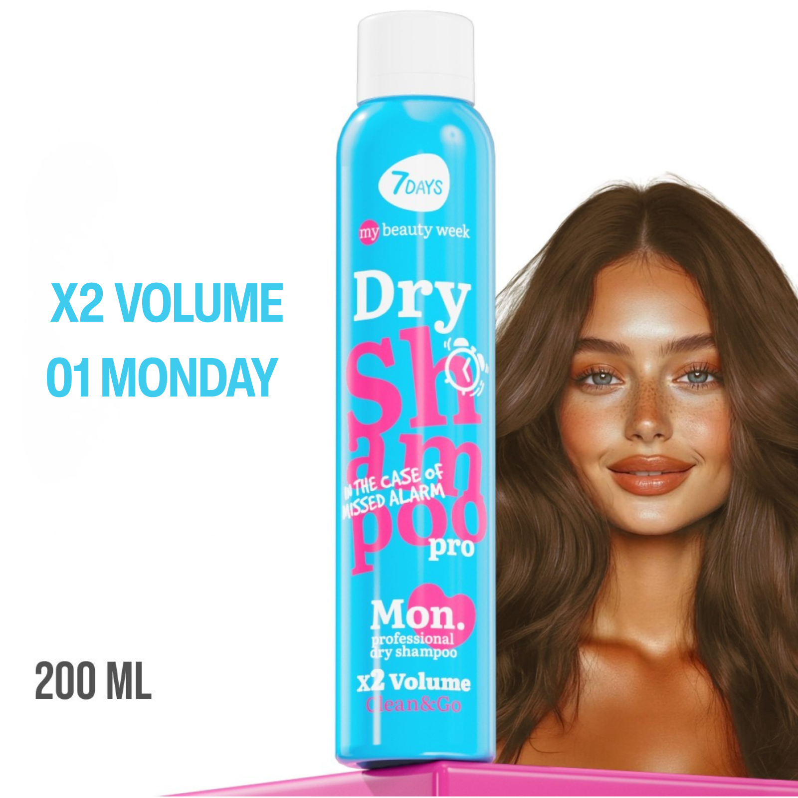 7DAYS Sampon Uscat My Beauty Week Total Cleansing X2 Volume 200ml