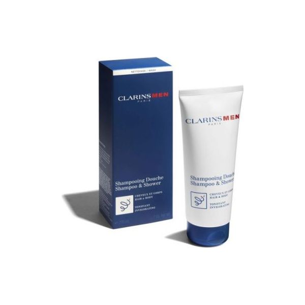 Clarins Men Total Shampoo And Shower 200ml - Sampon Revigorant Pentru Corp si Par