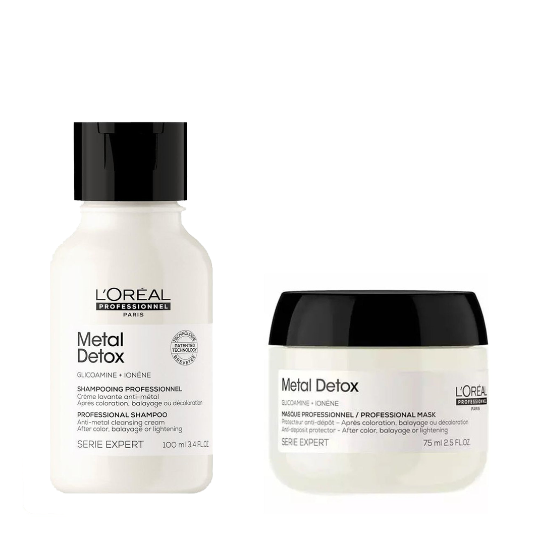 Set L'Oreal Professionnel SE Metal Detox - Sampon 100ml si Masca 75ml