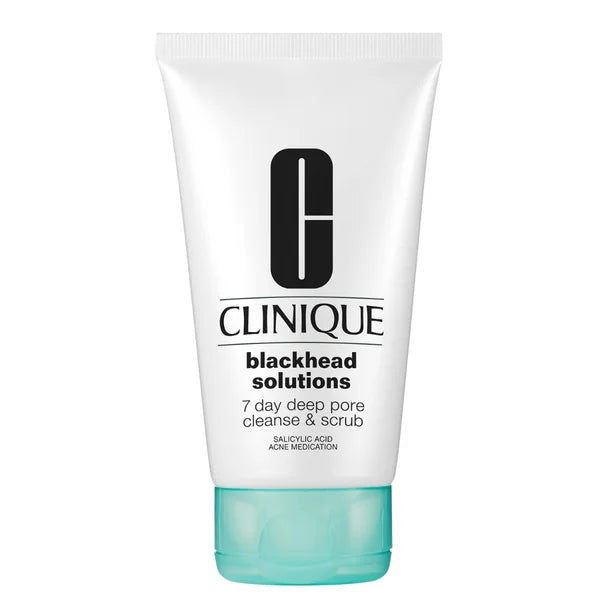 Clinique Blackhead Solutions 7 Day Deep Pore Cleanse and Scrub 125ml - Combate Punctele Negre
