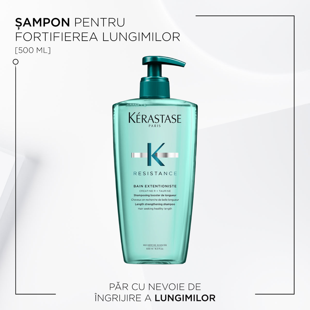 Kerastase Resistance Bain Extentioniste 500ml - Sampon Pentru Fortifierea Lungimilor - Beauty Lounge