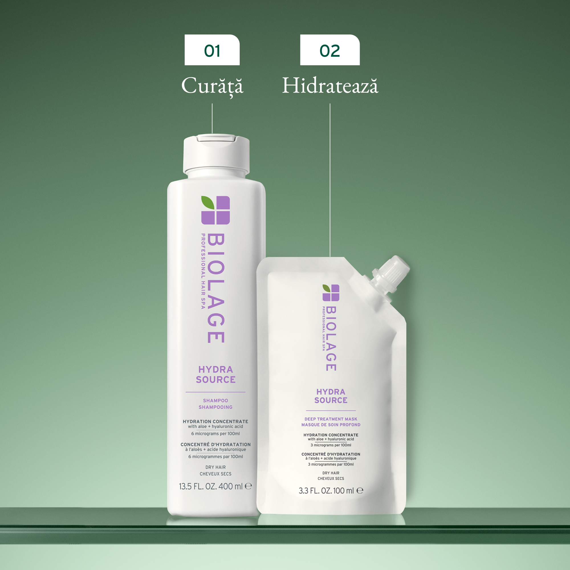 Matrix Biolage Masca Deep Treatment Hydrasource 100ml - Masca Intens Hidratanta - Beauty Lounge