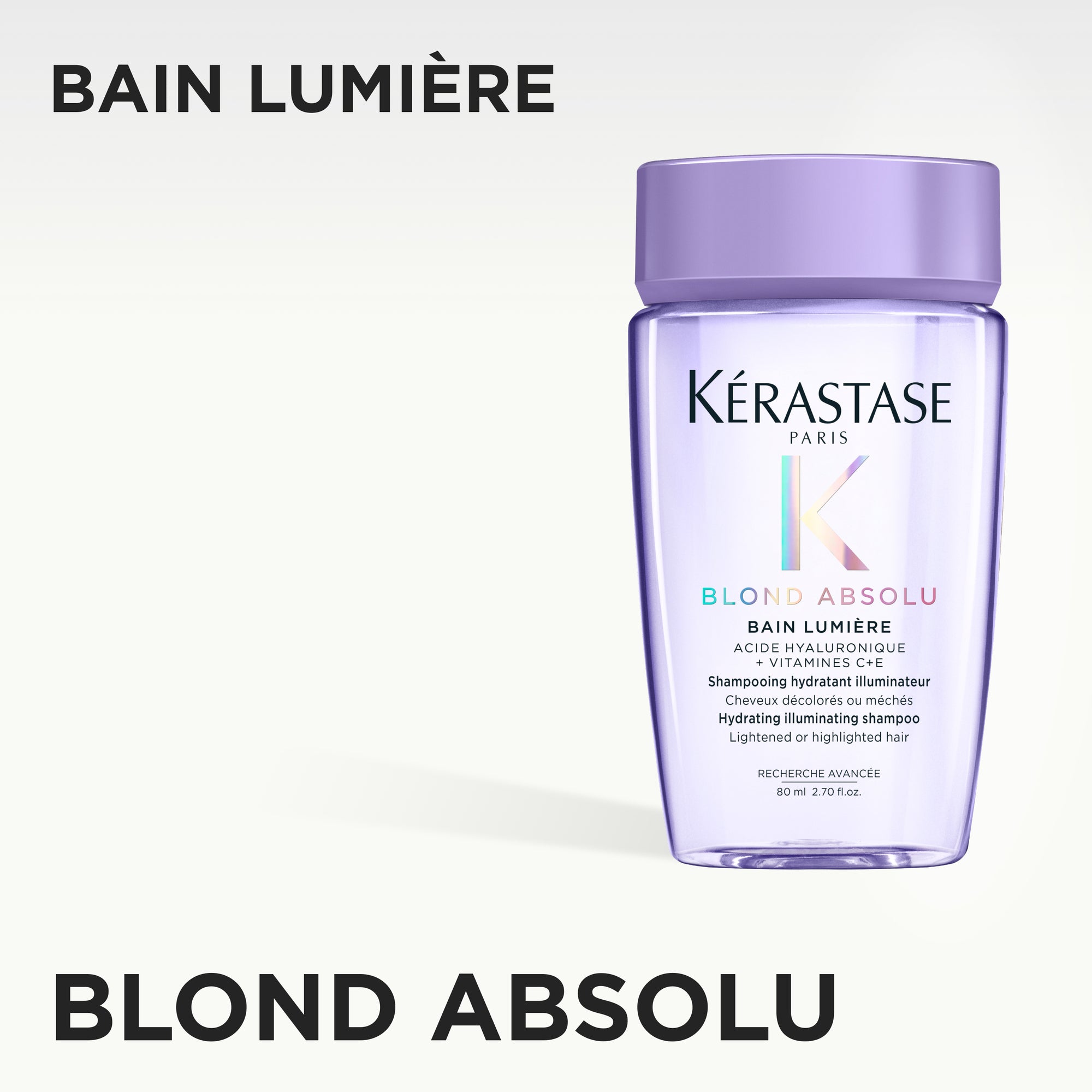 Kerastase Blond Absolu Bain Lumiere 80ml - Sampon Hidratant Iluminator Pentru Par Blond
