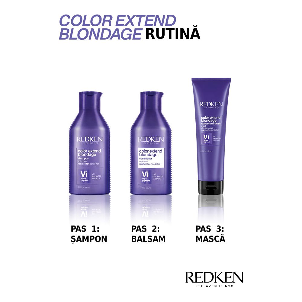 Redken Color Extend Blondage 300ml - Sampon cu Pigment Violet