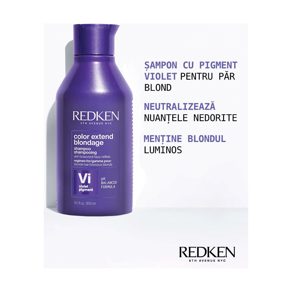 Redken Color Extend Blondage 300ml - Sampon cu Pigment Violet