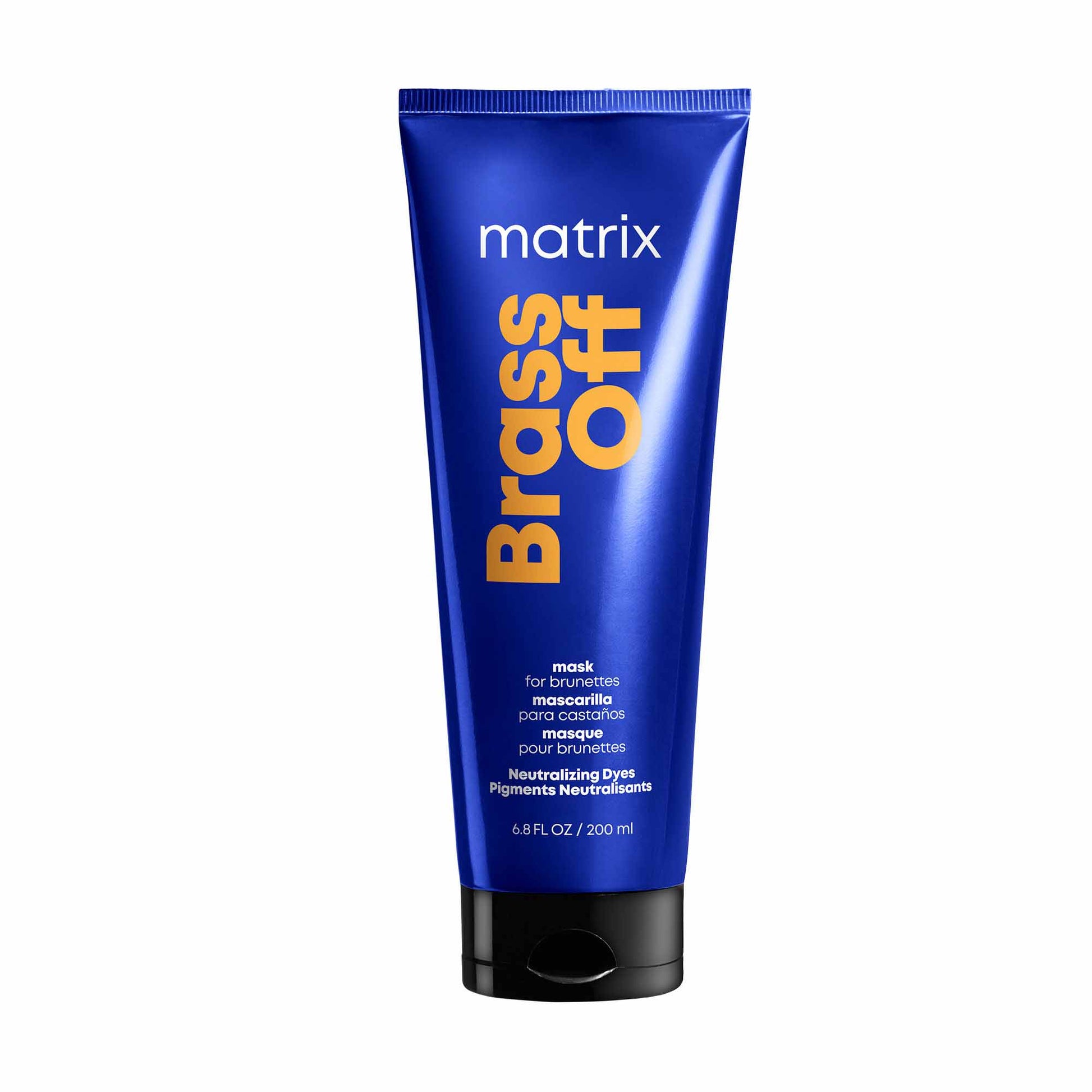Matrix Total Results Brass Off - Masca Pentru Neutralizarea Nuantelor Portocalii 200ml - Beauty Lounge