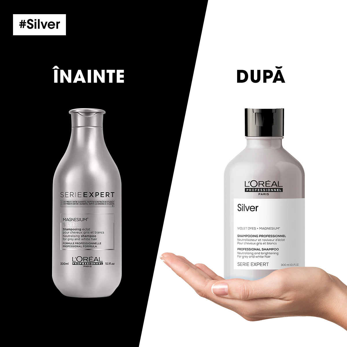 L'Oreal Professionnel SE Silver Sampon Pentru Par Carunt sau Alb 300ml - Beauty Lounge