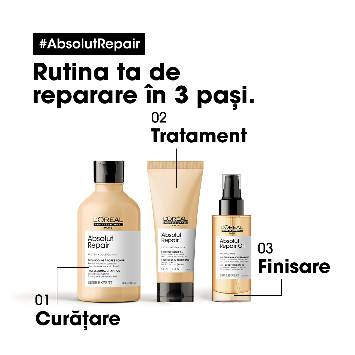 L'Oreal Professionnel SE Absolut Repair Balsam 200ml - Beauty Lounge