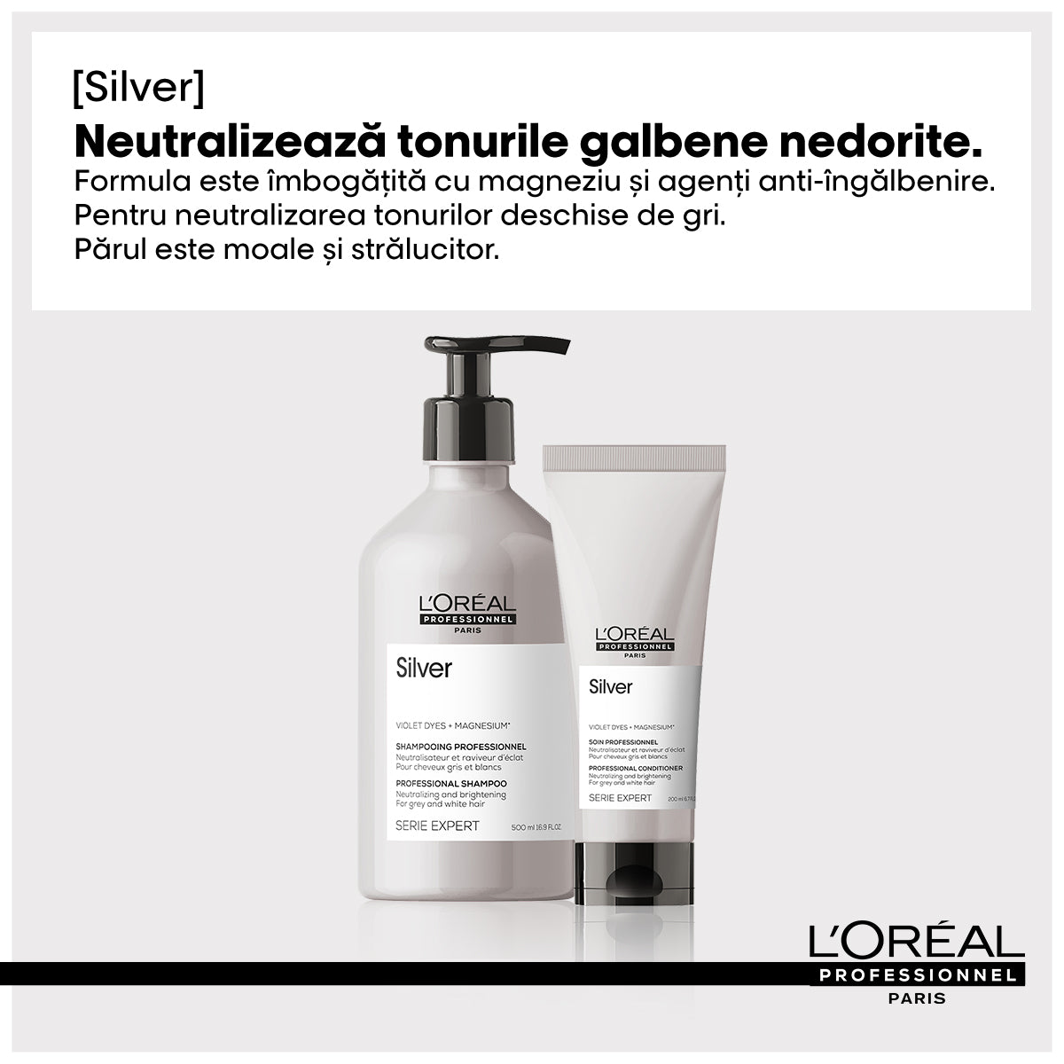 L'Oreal Professionnel SE Silver - Balsam pentru Par Carunt 200ml - Beauty Lounge
