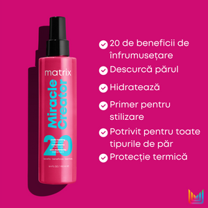 Matrix Total Results Miracle Creator - Spray de Par Fara Clatire cu 20 de Beneficii 190ml