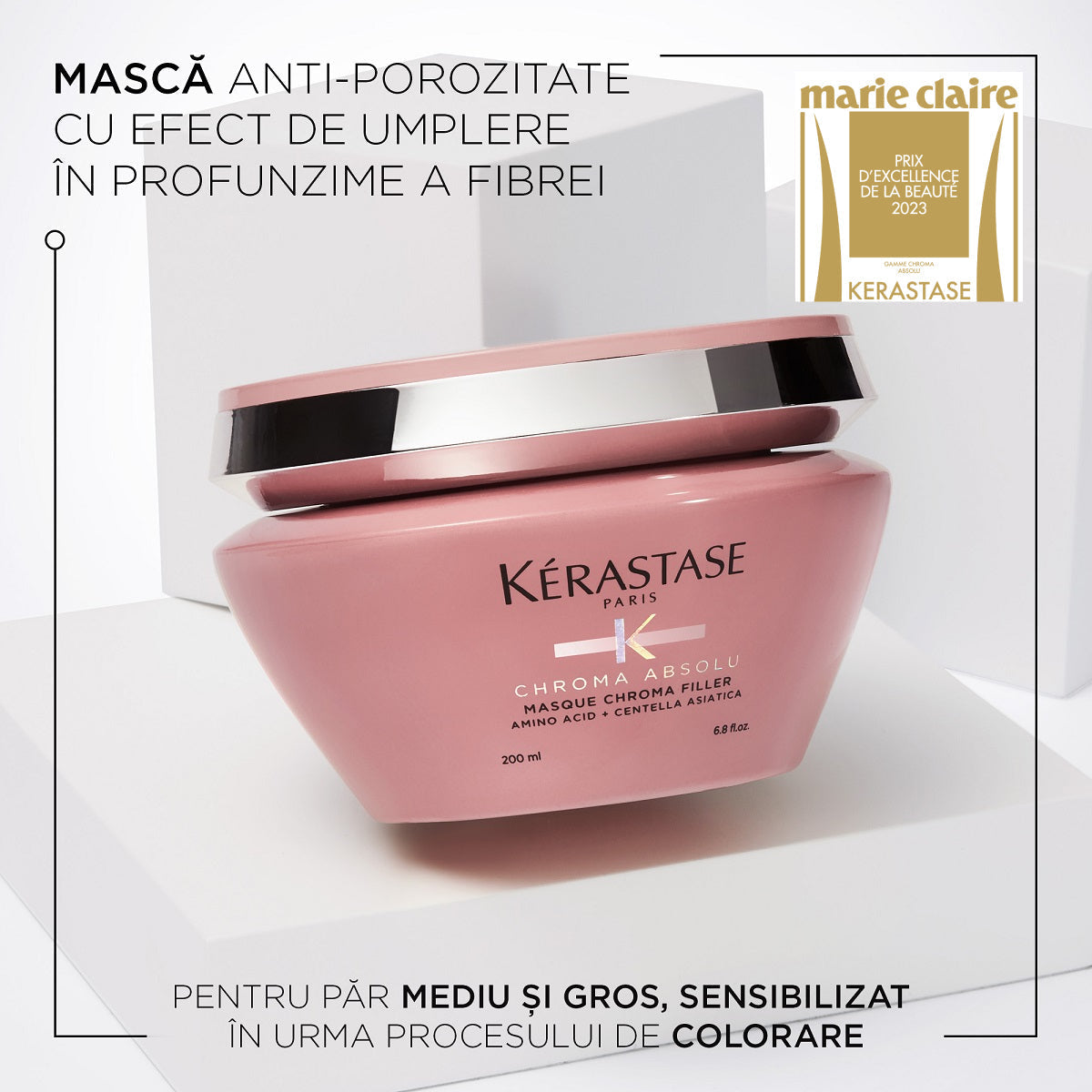 Set Kerastase Chroma Absolu – Tratament 210ml + Masca 200ml - Beauty Lounge