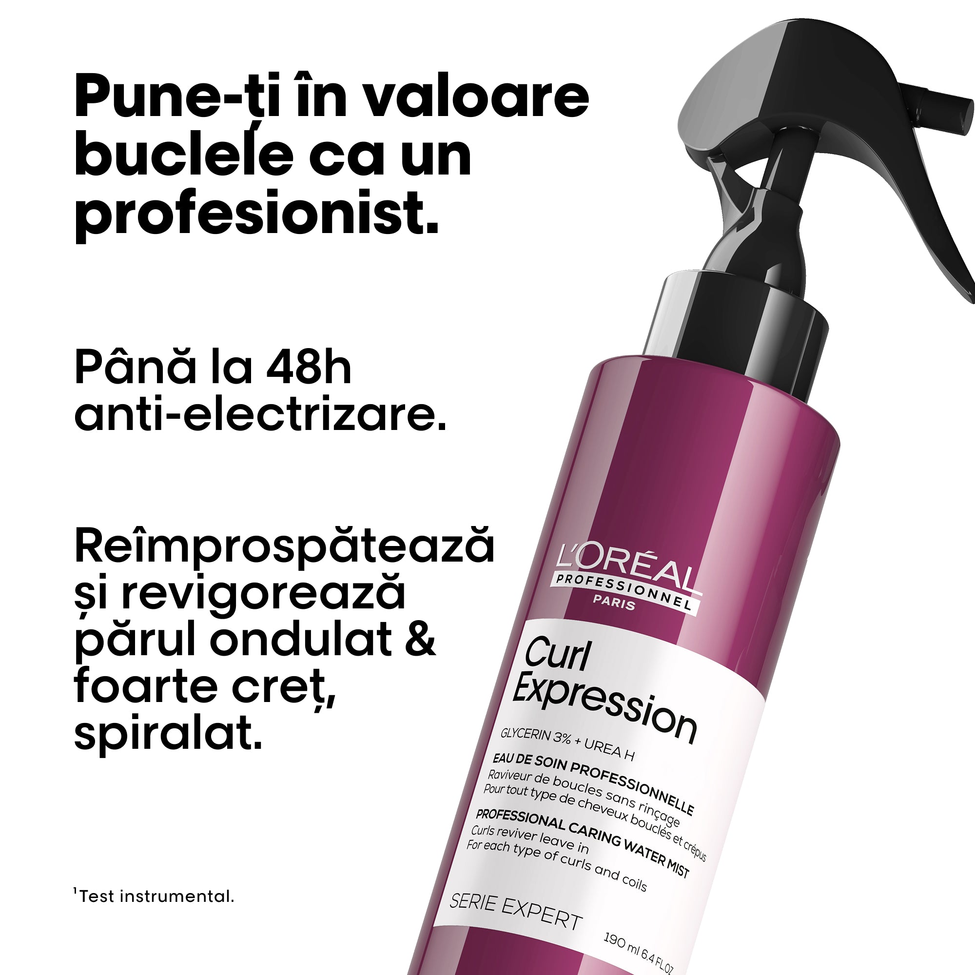 L’Oréal Professionnel SE Curl Expression 190ml - Spray Revigorant Anti-Frizz Bucle