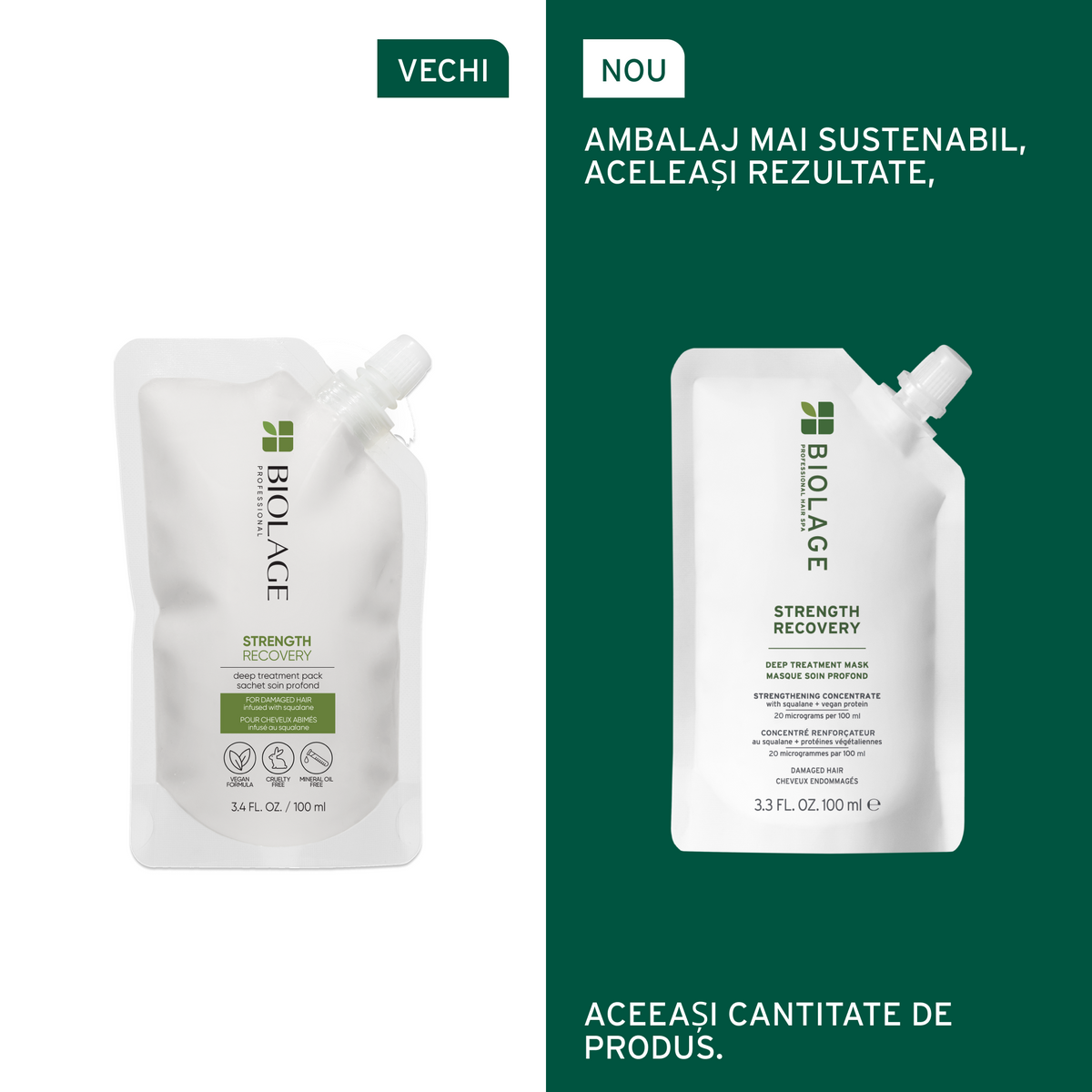 Matrix Biolage Strength Recovery 100ml - Tratament Pentru Par Deteriorat