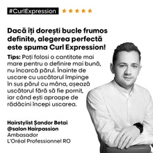 Încarcă imaginea în Galerie, L'Oreal Professionnel SE Curl Expression 10 in 1 250ml - Spuma Pentru Par Ondulat si Cret
