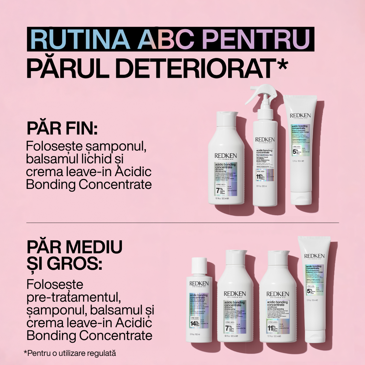 Redken Acidic Bonding Concentrate - Balsam Lichid Intens Revitalizant Pentru Parul Fin 190ml - Beauty Lounge